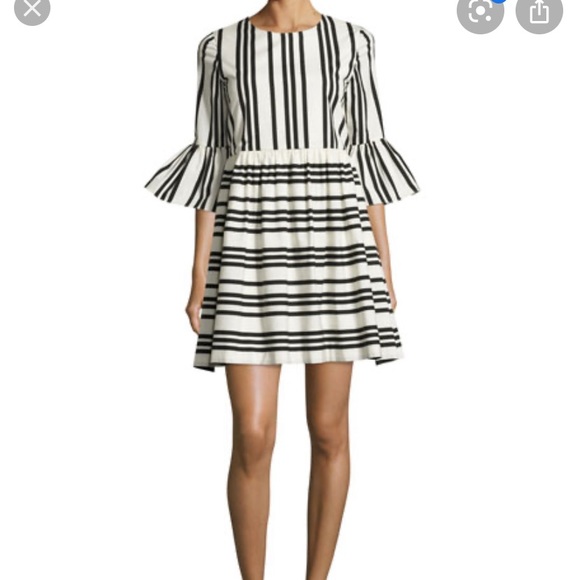 Alice + Olivia Dresses & Skirts - Alice and Olivia Augusta stripe ruffle dress